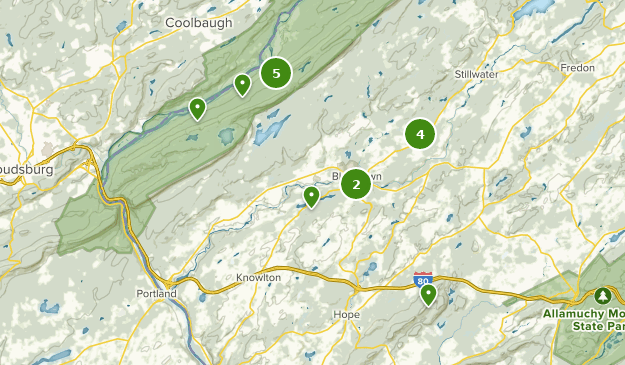 Blairstown, New Jersey Map