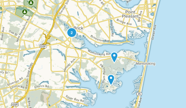 Brick, New Jersey Map