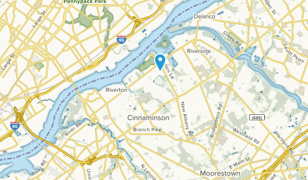 Cinnaminson, New Jersey Map
