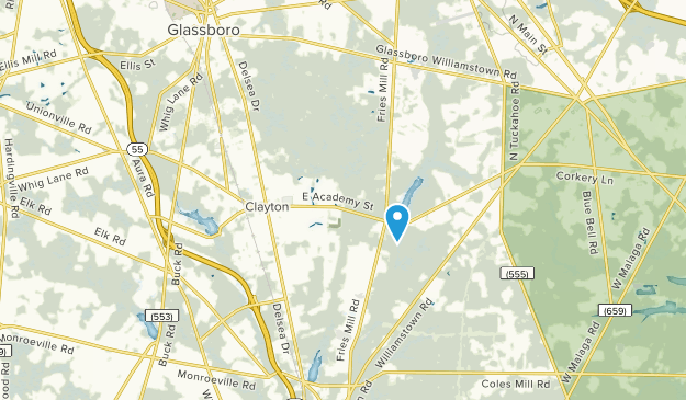 Clayton, New Jersey Map