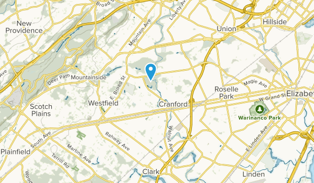 Cranford, New Jersey Map