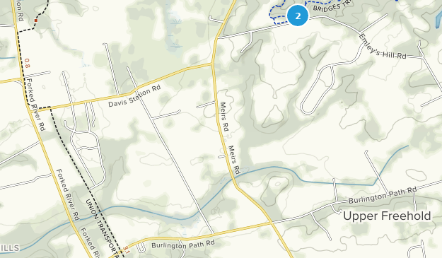 Cream Ridge, New Jersey Map