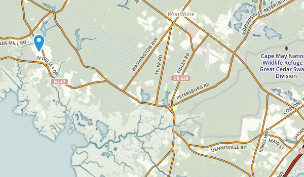 Dennis, New Jersey Map