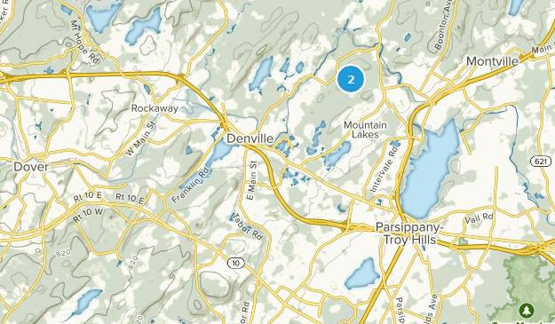 Municipio de Denville, Nueva Jersey Map