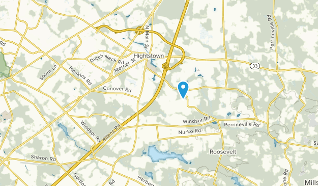 East Windsor Township, New Jersey Map