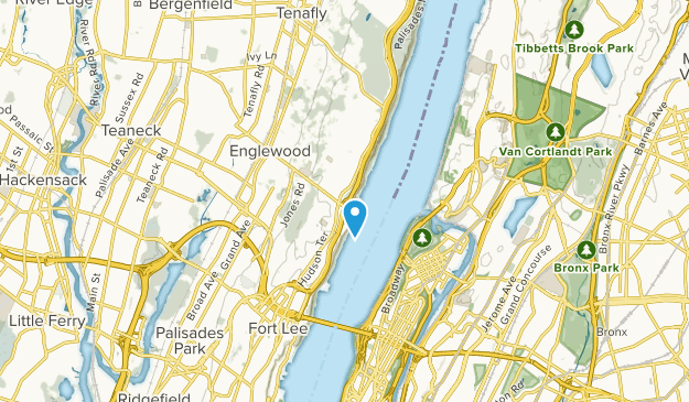 Englewood Cliffs, New Jersey Map