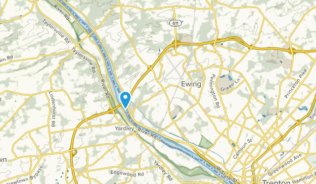 Ewing, Nueva Jersey Map