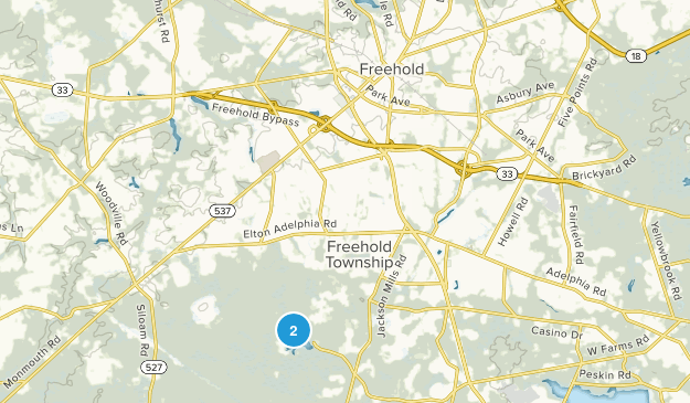 Freehold, New Jersey Map