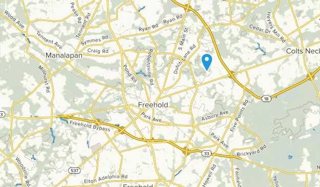 township de Freehold, New Jersey Map