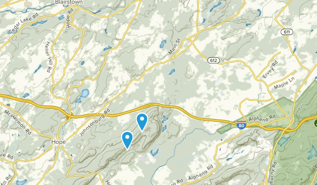 Frelinghuysen, New Jersey Map