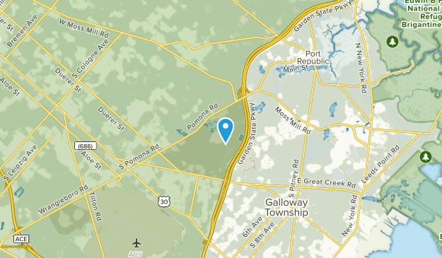 Galloway, New Jersey Map