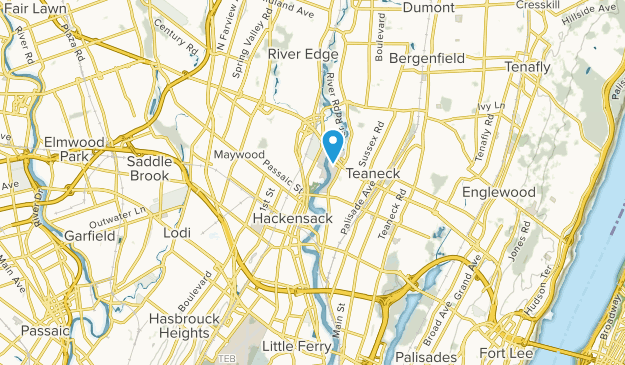 Hackensack, New Jersey Map