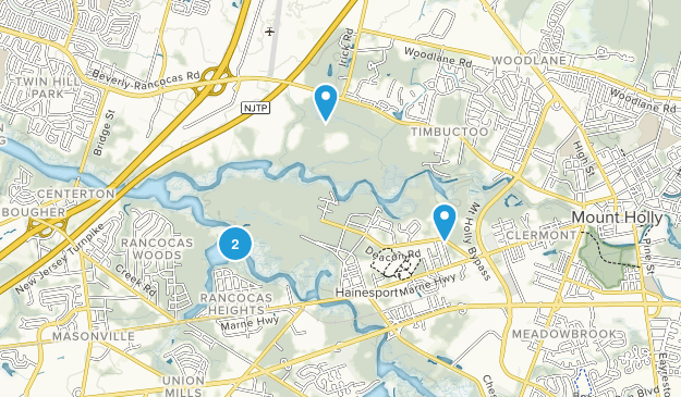 Hainesport, New Jersey Map