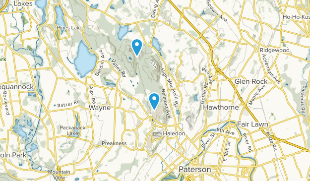 Haledon, New Jersey Map