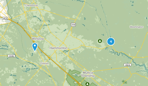 Hammonton, New Jersey Map