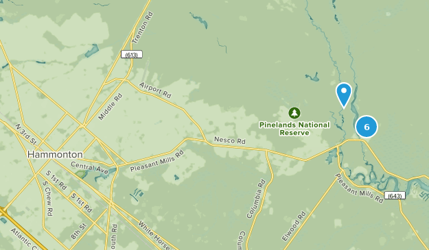 Hammonton, New Jersey Map