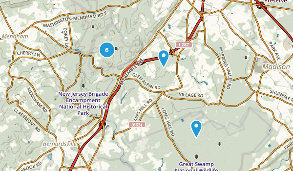 Harding, New Jersey Map