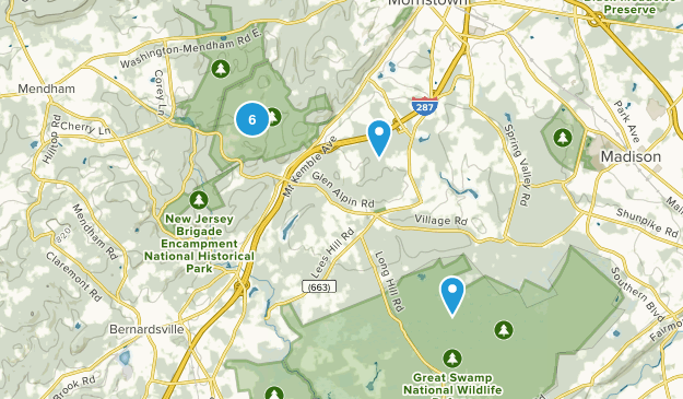 Harding, New Jersey Map