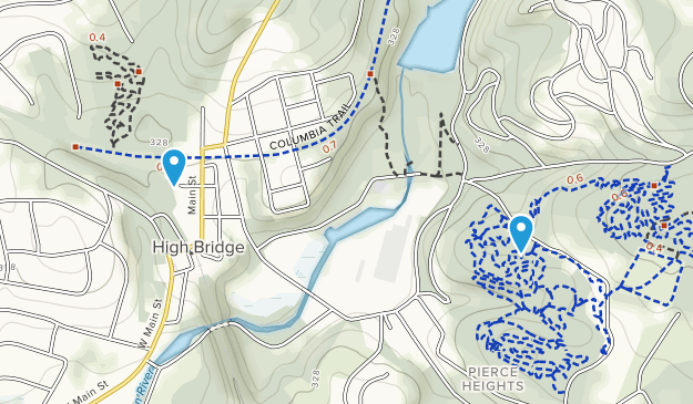 High Bridge, New Jersey Map