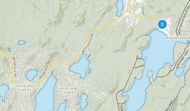 Highland Lakes, New Jersey Map