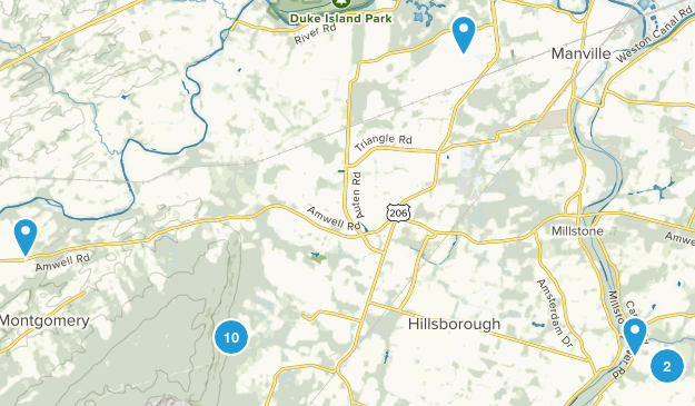 Hillsborough, New Jersey Map