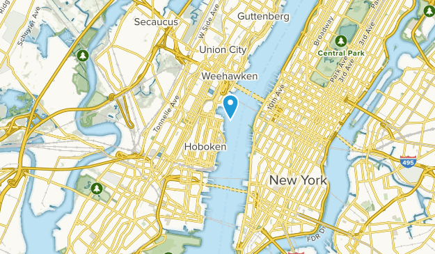 Hoboken, New Jersey Map