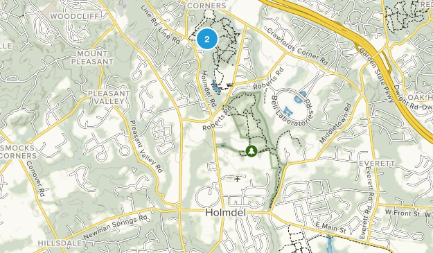 Holmdel, New Jersey Map