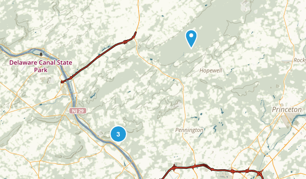 Hopewell, New Jersey Map