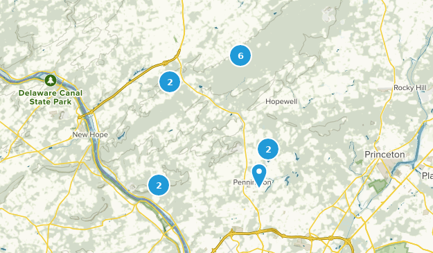 township de Hopewell, New Jersey Map