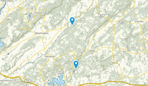 Lebanon Township, New Jersey Map