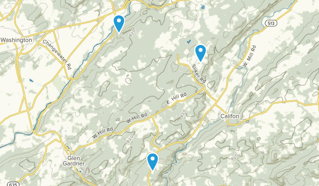 Lebanon Twp, New Jersey Map