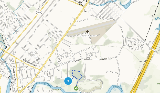 Linden, New Jersey Map