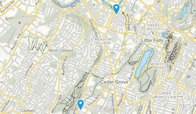 Little Falls, New Jersey Map