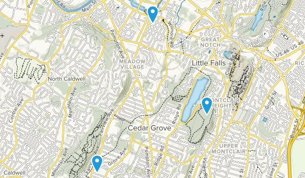 Little Falls, New Jersey Map