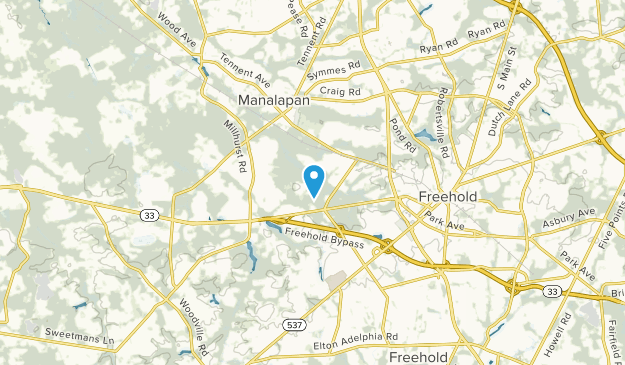 Manalapan Twp, New Jersey Map