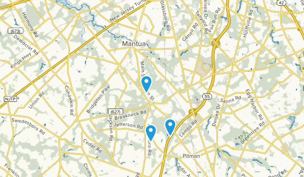 Mantua, New Jersey Map