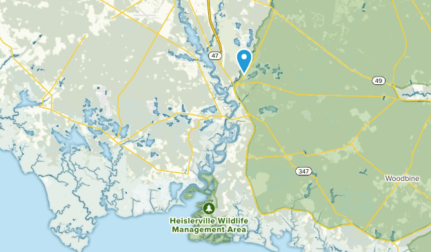 Maurice River, New Jersey Map