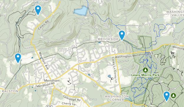 Mendham, New Jersey Map