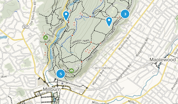 Millburn, New Jersey Map