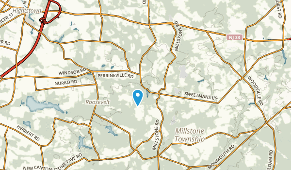 Millstone, New Jersey Map