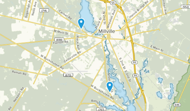Millville, New Jersey Map