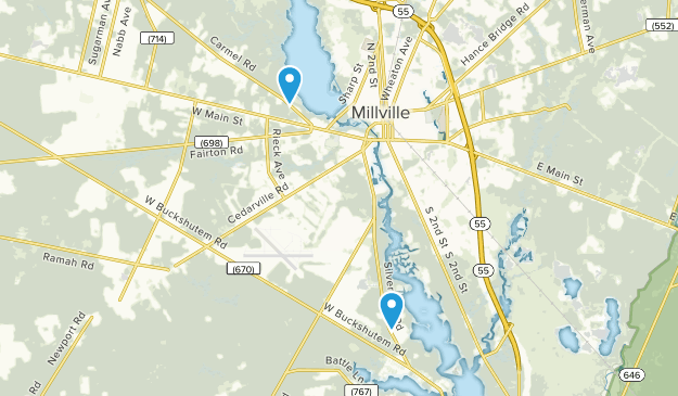 Millville, New Jersey Map