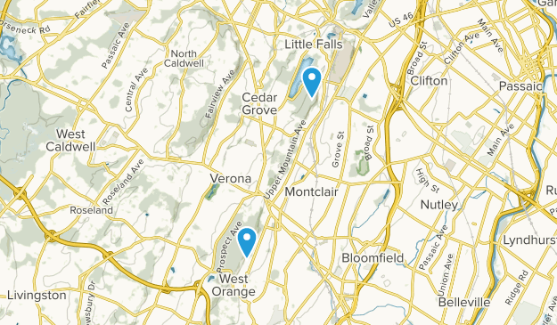 Montclair, New Jersey Map
