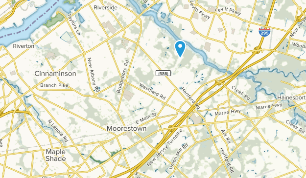 Moorestown, New Jersey Map