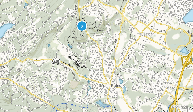 Morris Plains, New Jersey Map
