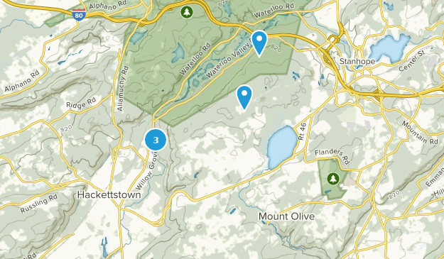 Mount Olive, New Jersey Map