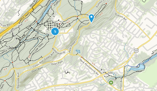 Mountainside, New Jersey Map