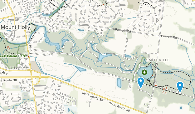 Mt Holly, New Jersey Map