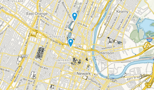 Newark, New Jersey Map