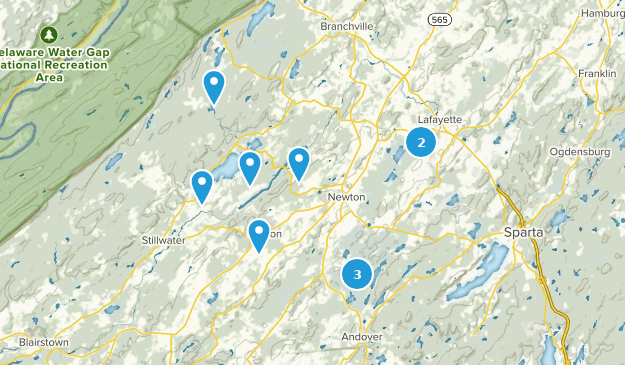 Newton, New Jersey Map